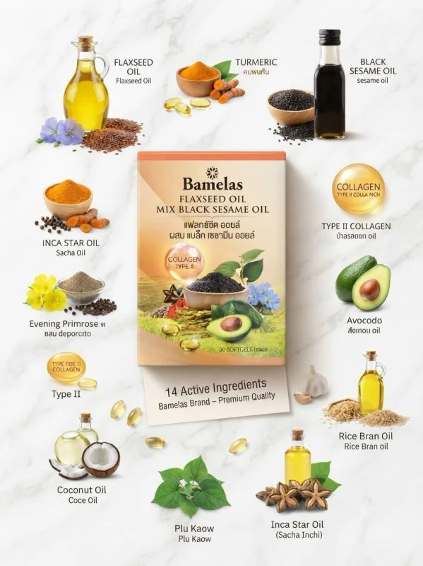 Flaxseed Oil Mix Black Sesame Oil